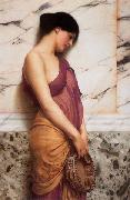 John William Godward The Tambourine Girl oil painting reproduction